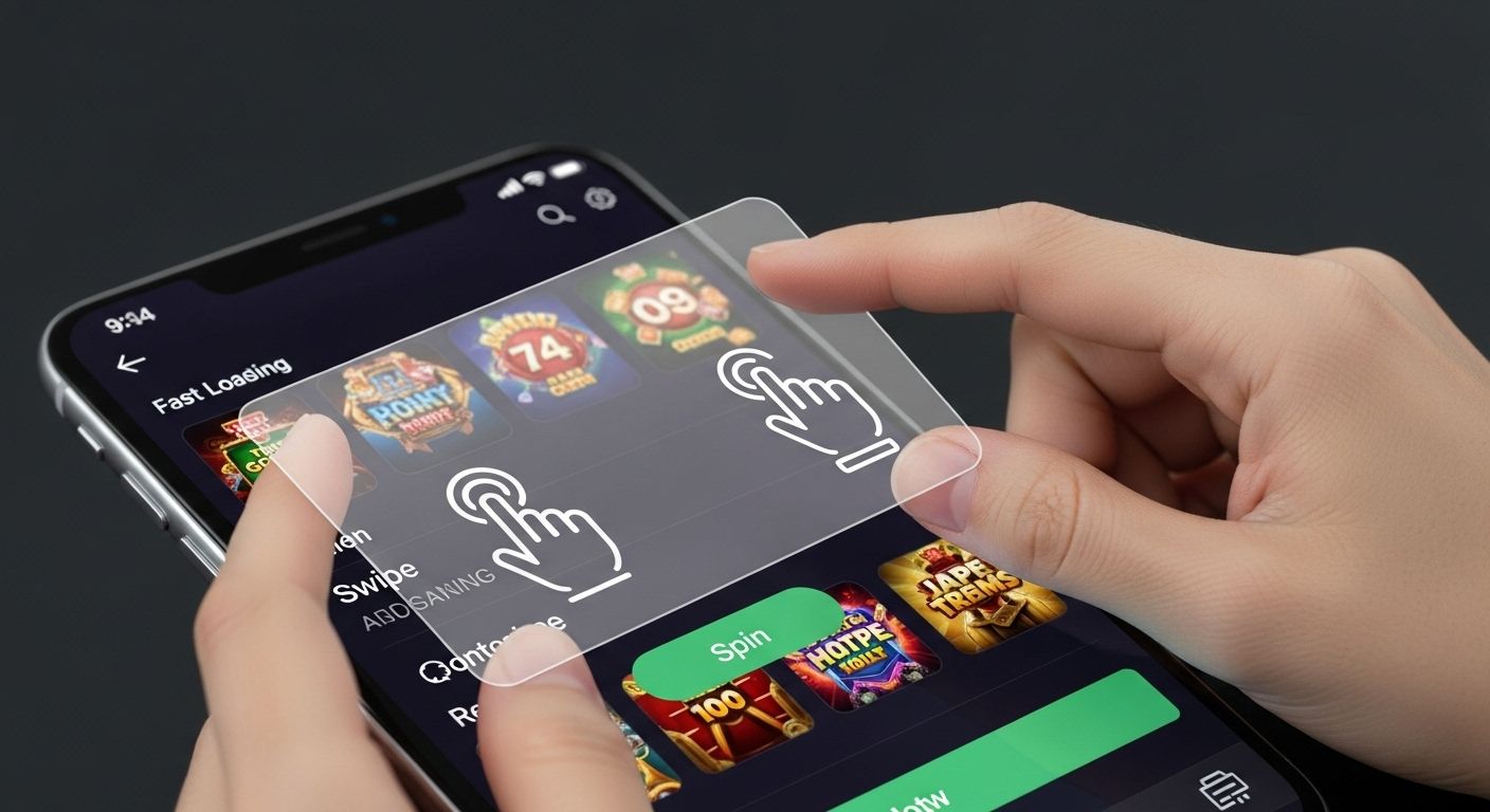 Expérience utilisateur responsive casino site
